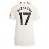 Manchester United Alejandro Garnacho #17 Tredjedrakt Dame 2023-24 Kortermet